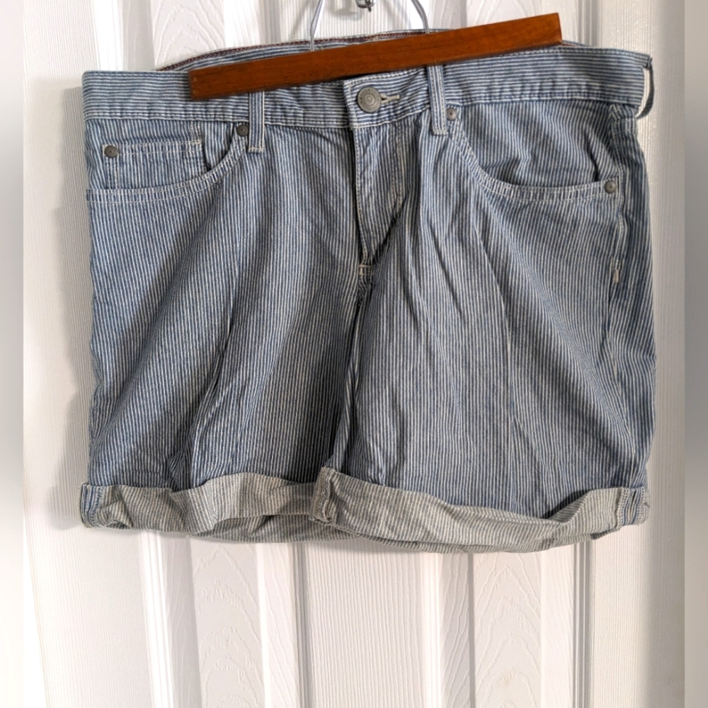 Eddie Bauer 7" Striped Short